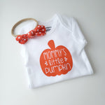 Mommy's Little Pumpkin Onesie & Headband