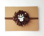 Brown Reindeer Headband