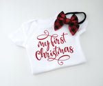 My 1st Christmas Onesie & Headband