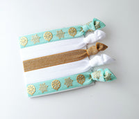Girl's Holiday Hair Ties