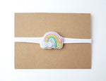 Pastel Rainbow Headband, Rainbow Baby