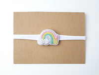 Pastel Rainbow Headband, Rainbow Baby