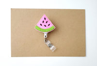 Watermelon Retractable Badge Reel