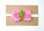 Cactus Headband, Cactus First Birthday Bow