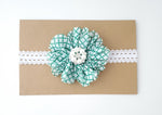 Green and White St. Patrick's Day Headband