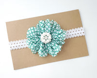 Green and White St. Patrick's Day Headband