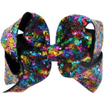 Xtra Large 7" Rainbow Sequin Bow