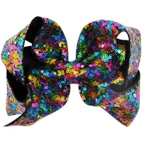 Xtra Large 7" Rainbow Sequin Bow