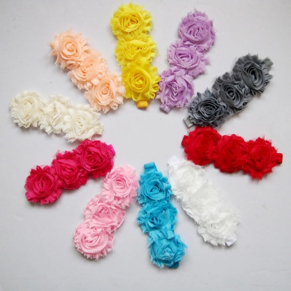 Flower Crown, Shabby Flower Headbands - LoliBean