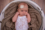 Mini Felt Rose Headband