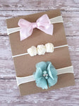 Newborn Headband Set, Baby Girl Headbands - LoliBean