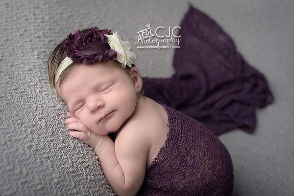 Plum & Ivory Autumn Headband - LoliBean