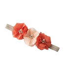 Peach and Orange Fall Headband