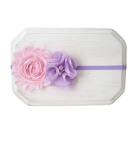 Light Pink and Lavender Headband