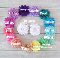 Baby girl Sandals, Shabby Flower Sandals - LoliBean