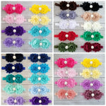 Shabby Flower Headbands, You Pick Color - LoliBean