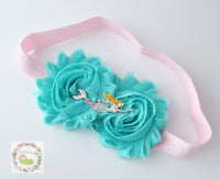 Pink and Aqua Mermaid Headband - LoliBean