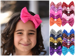 Large 4" Sequin Bows - You Pick Color - LoliBean