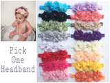 Triple flower Headband