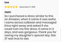 Lavender and Gold Birthday Dress