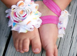 Polka Dot Barefoot Baby Sandals