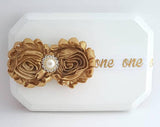First Birthday Headband, Gold Headband - LoliBean